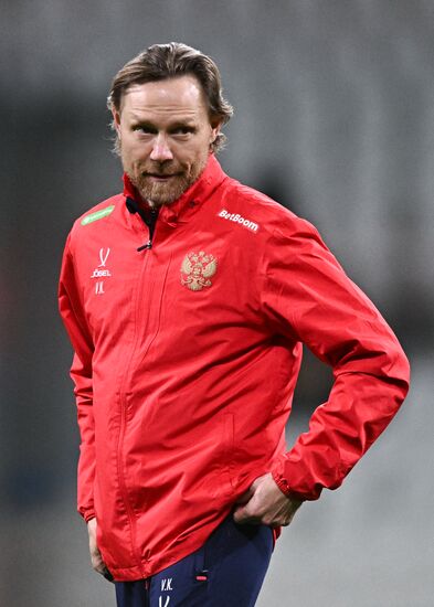 Russia Soccer Friendly Russia Training