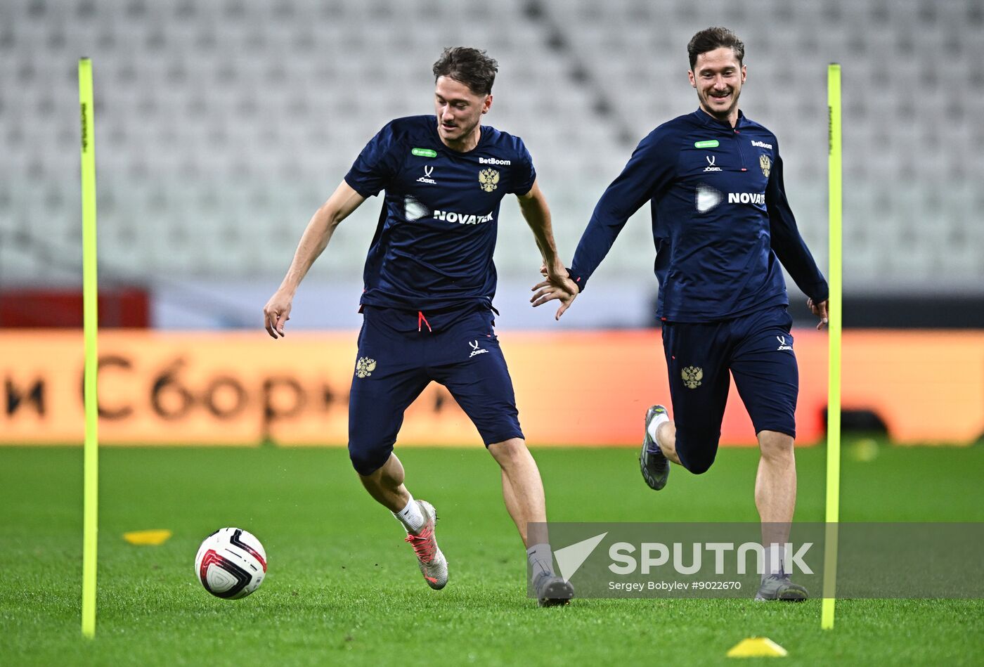 Russia Soccer Friendly Russia Training