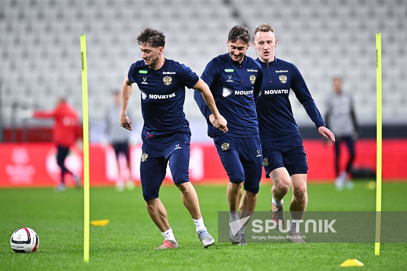 Russia Soccer Friendly Russia Training