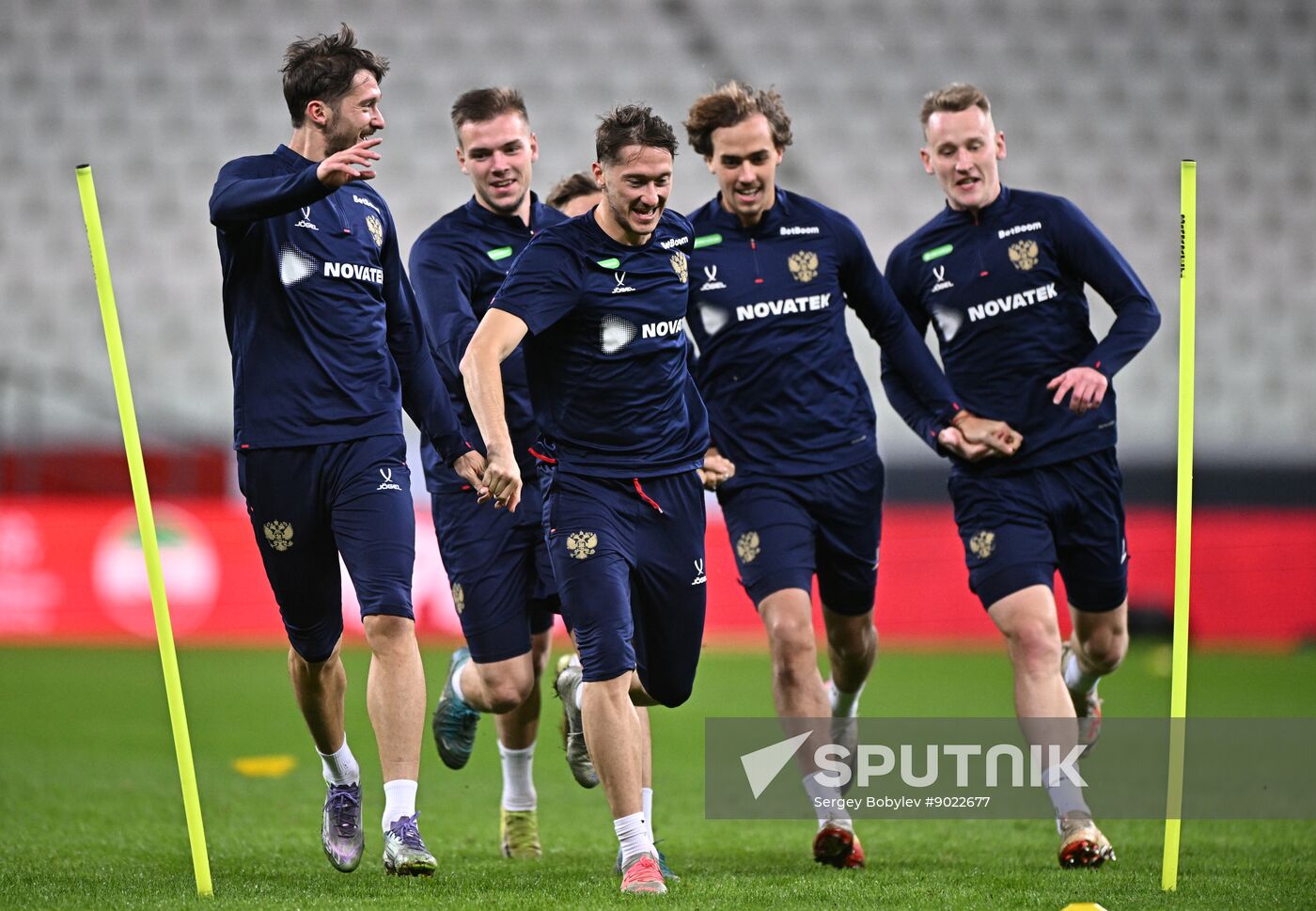 Russia Soccer Friendly Russia Training