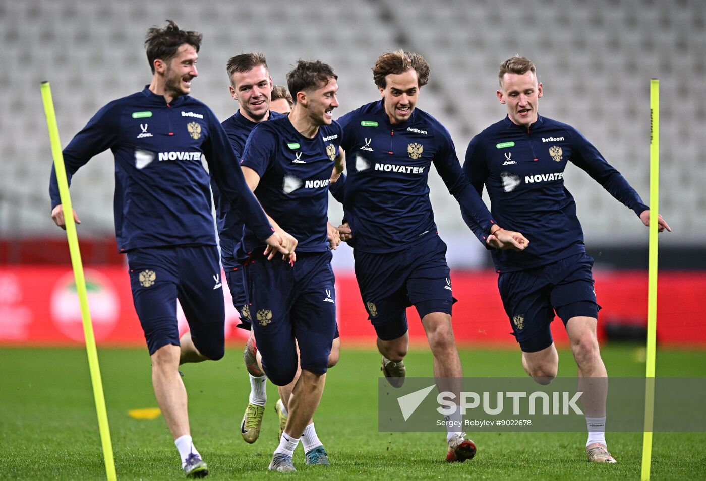 Russia Soccer Friendly Russia Training