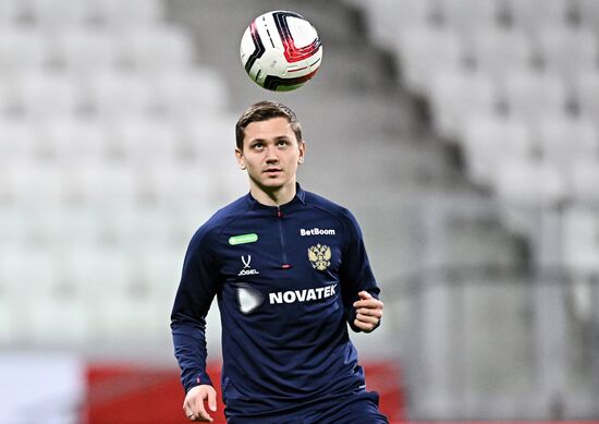 Russia Soccer Friendly Russia Training