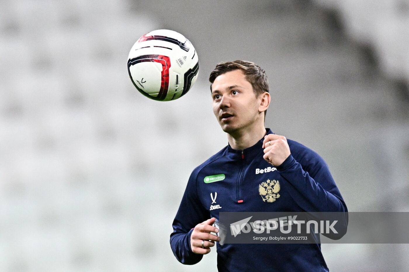 Russia Soccer Friendly Russia Training
