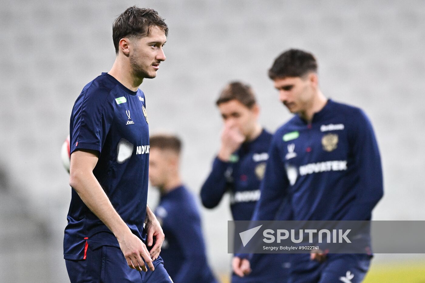 Russia Soccer Friendly Russia Training