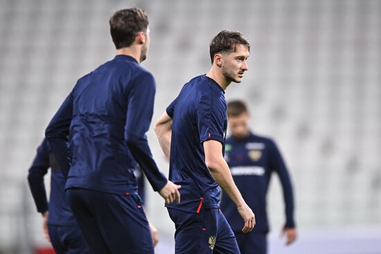 Russia Soccer Friendly Russia Training