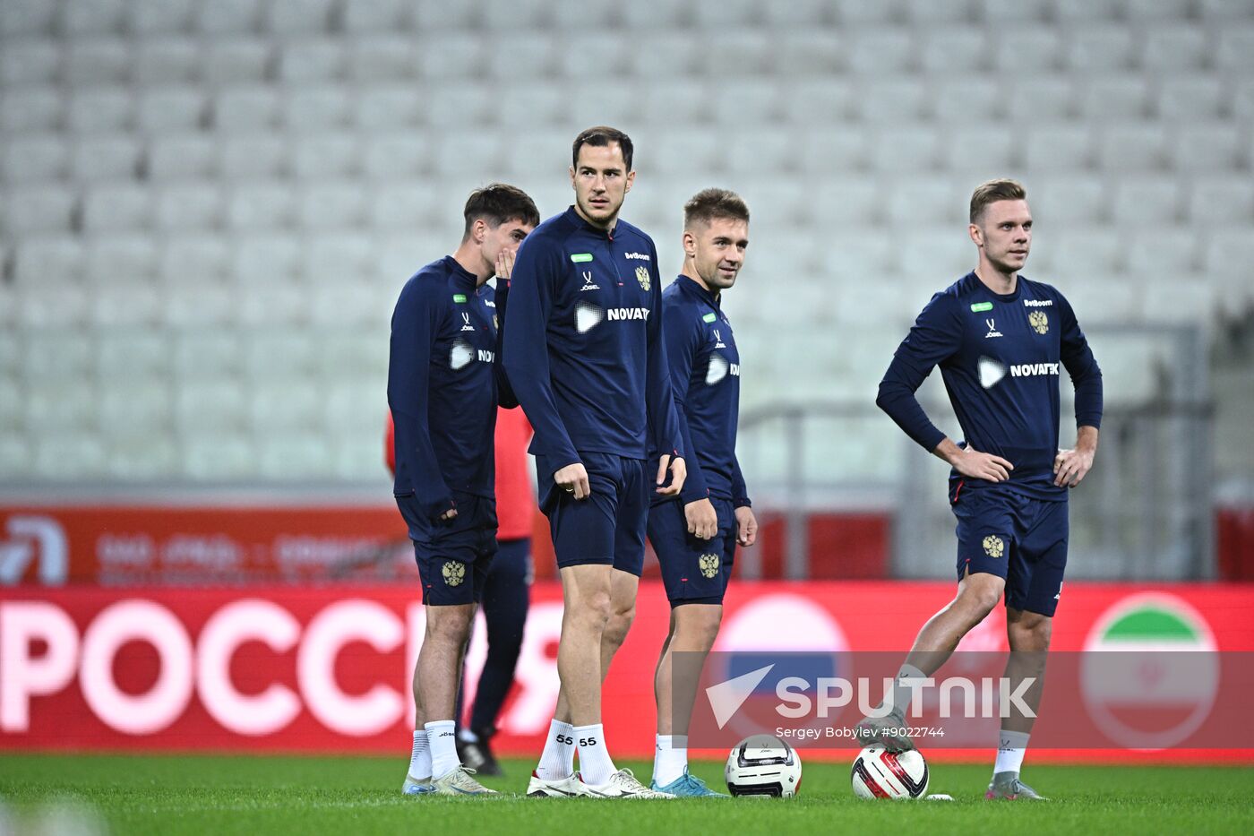 Russia Soccer Friendly Russia Training