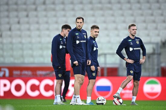 Russia Soccer Friendly Russia Training