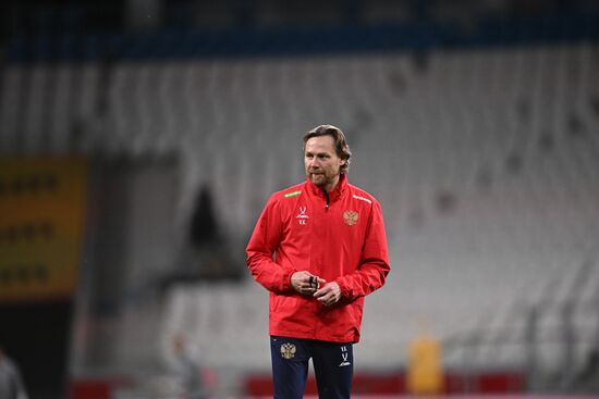 Russia Soccer Friendly Russia Training