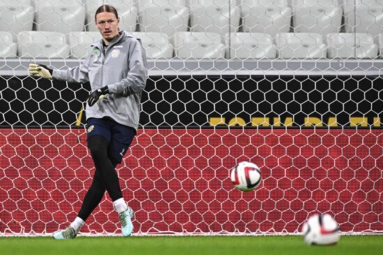 Russia Soccer Friendly Russia Training