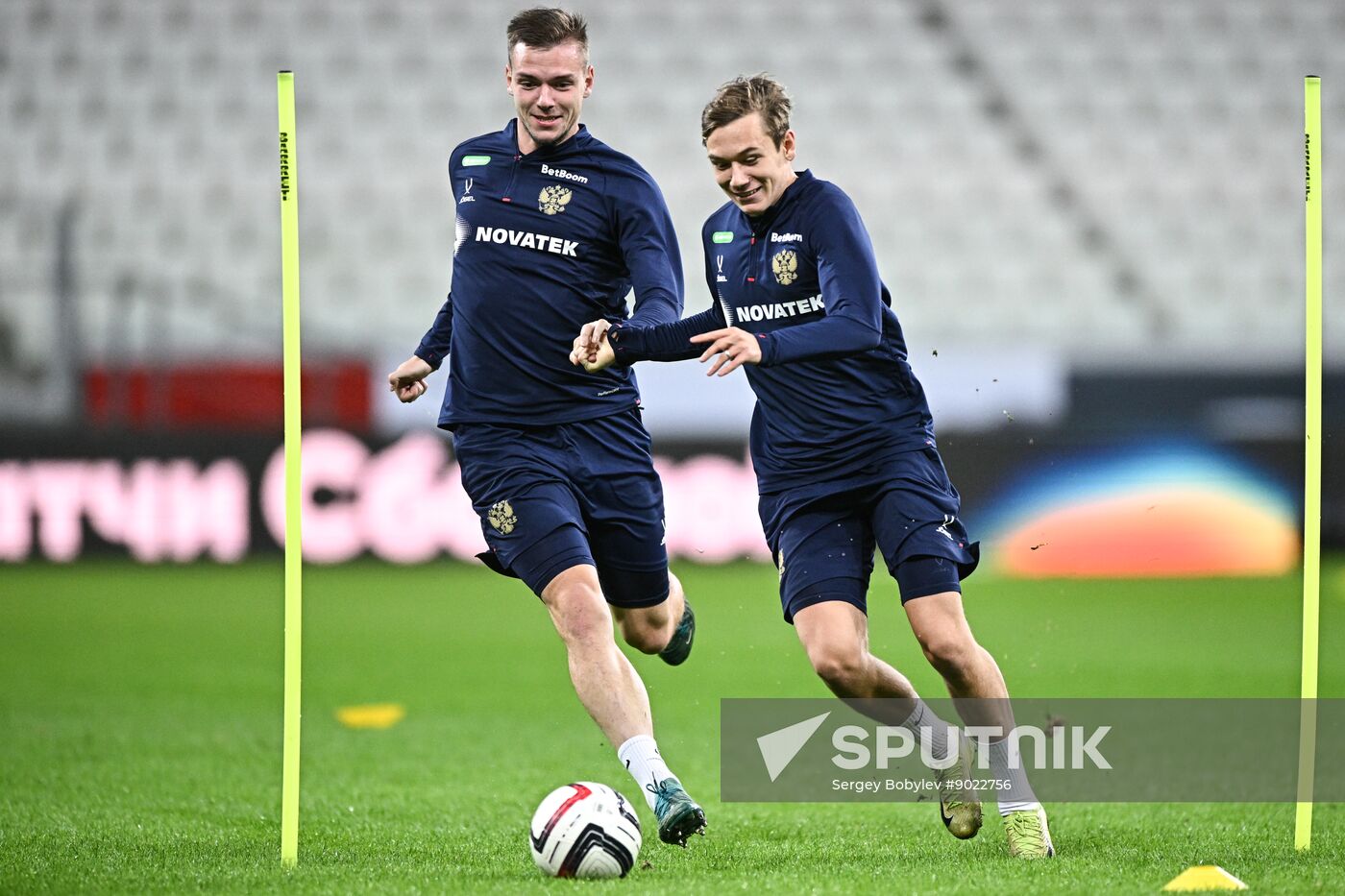 Russia Soccer Friendly Russia Training