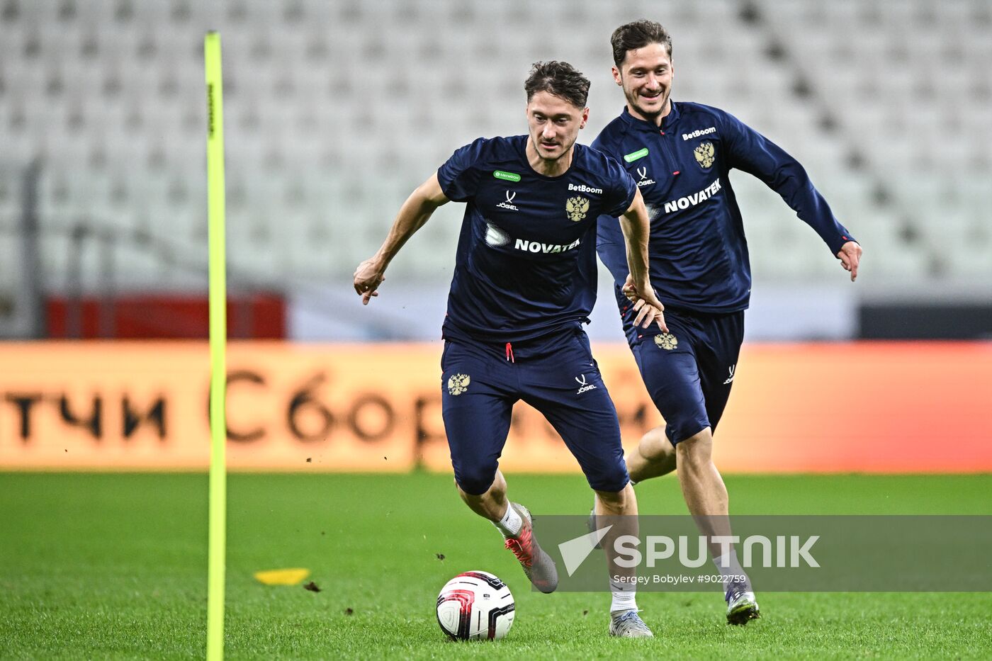 Russia Soccer Friendly Russia Training