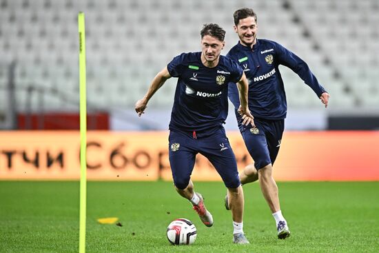 Russia Soccer Friendly Russia Training