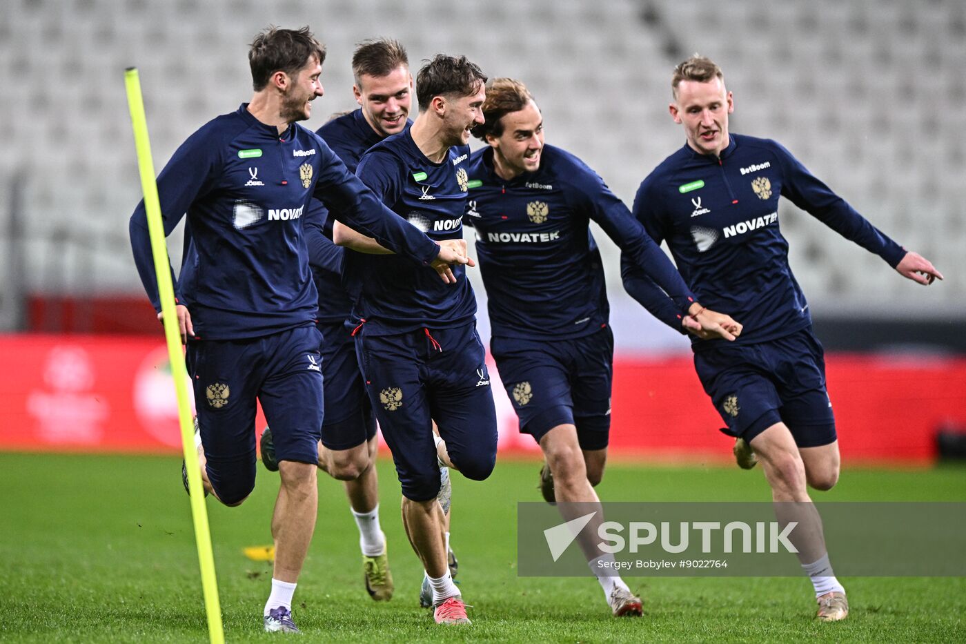 Russia Soccer Friendly Russia Training