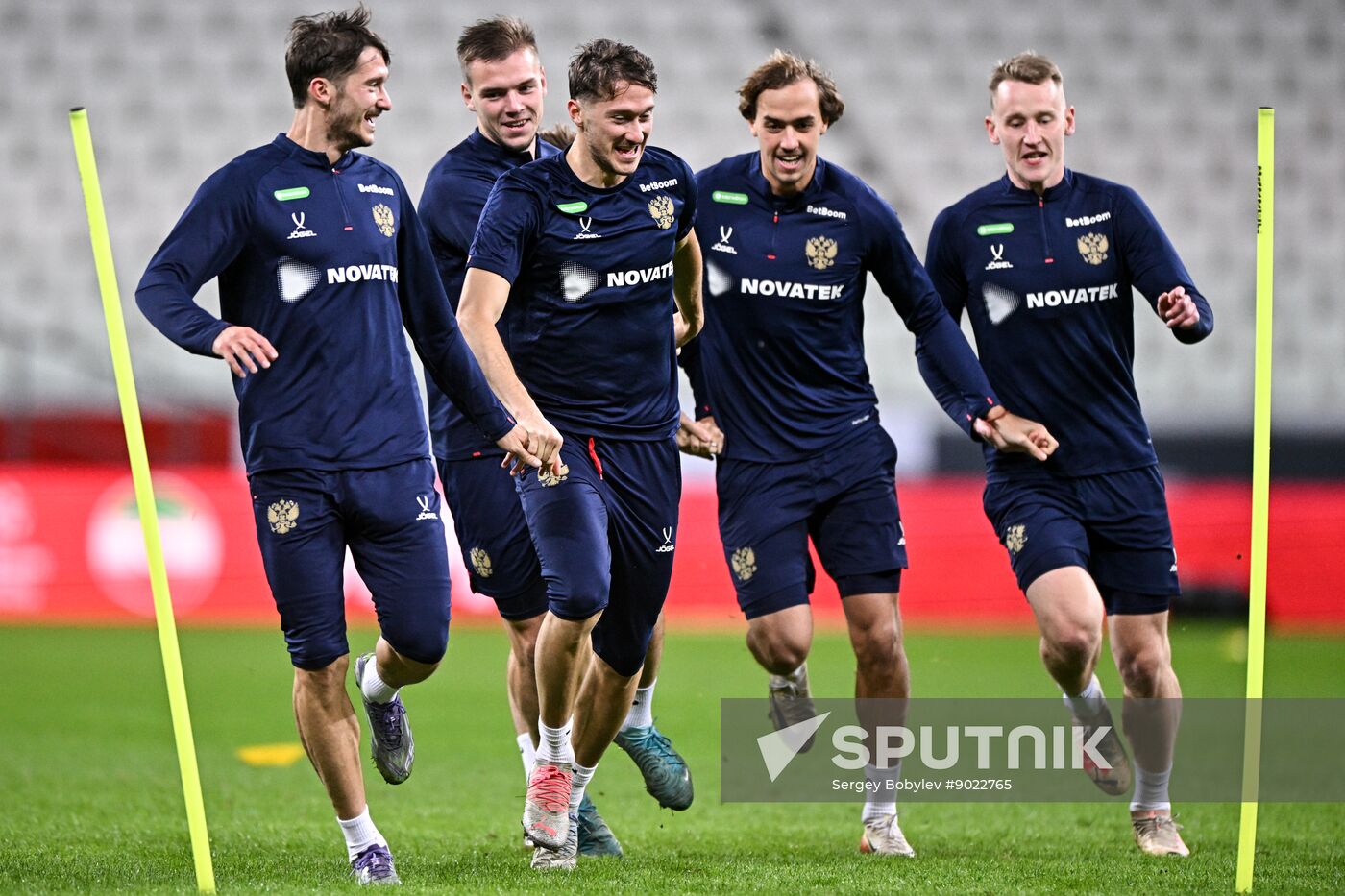 Russia Soccer Friendly Russia Training