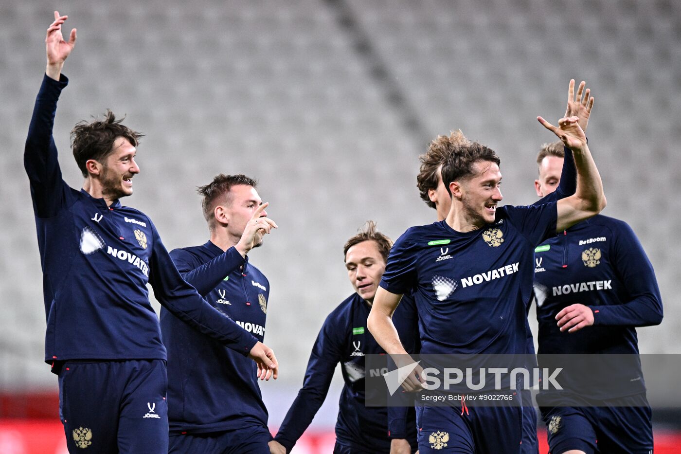 Russia Soccer Friendly Russia Training