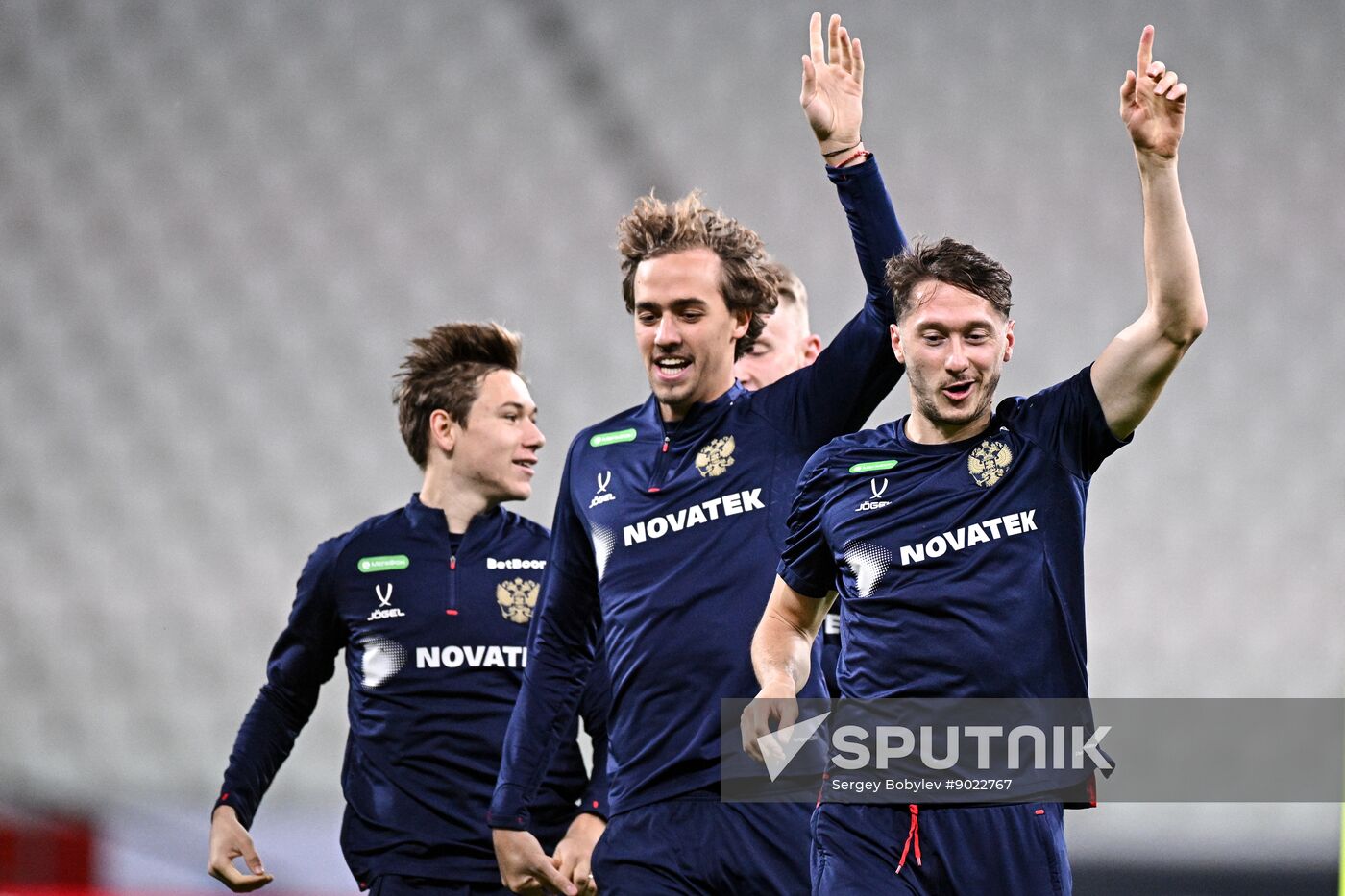 Russia Soccer Friendly Russia Training