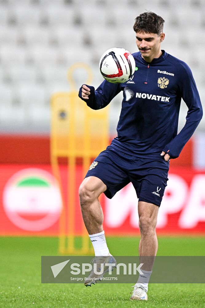 Russia Soccer Friendly Russia Training