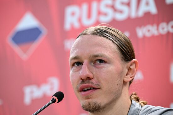 Russia Soccer Friendly Russia Training