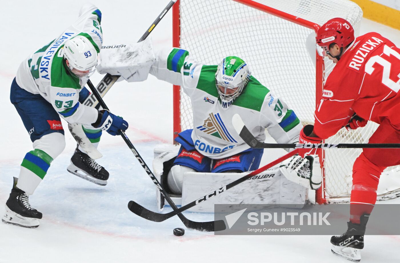 Russia Ice Hockey Kontinental League Spartak - Salavat Yulaev