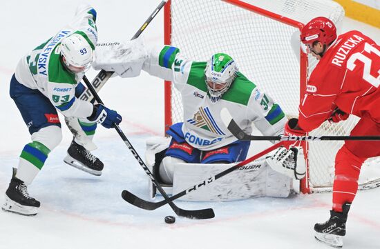 Russia Ice Hockey Kontinental League Spartak - Salavat Yulaev