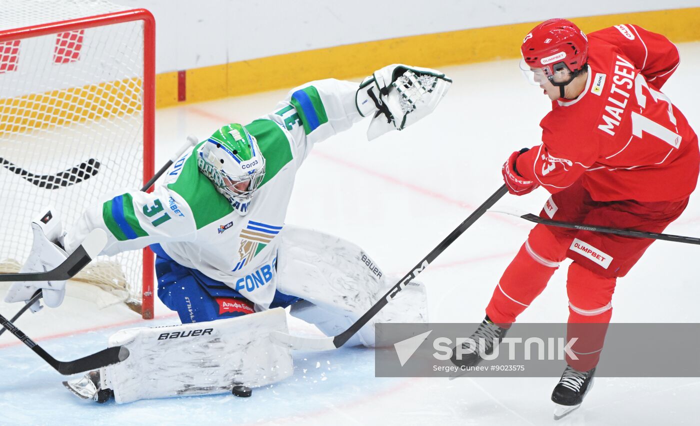 Russia Ice Hockey Kontinental League Spartak - Salavat Yulaev
