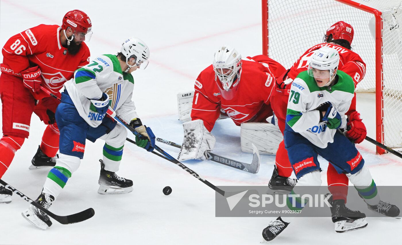 Russia Ice Hockey Kontinental League Spartak - Salavat Yulaev