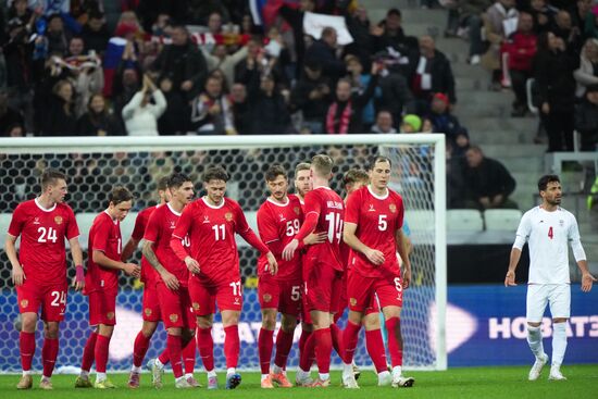 Russia Soccer Friendly Russia - Iran