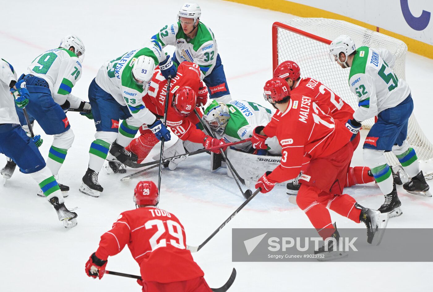 Russia Ice Hockey Kontinental League Spartak - Salavat Yulaev