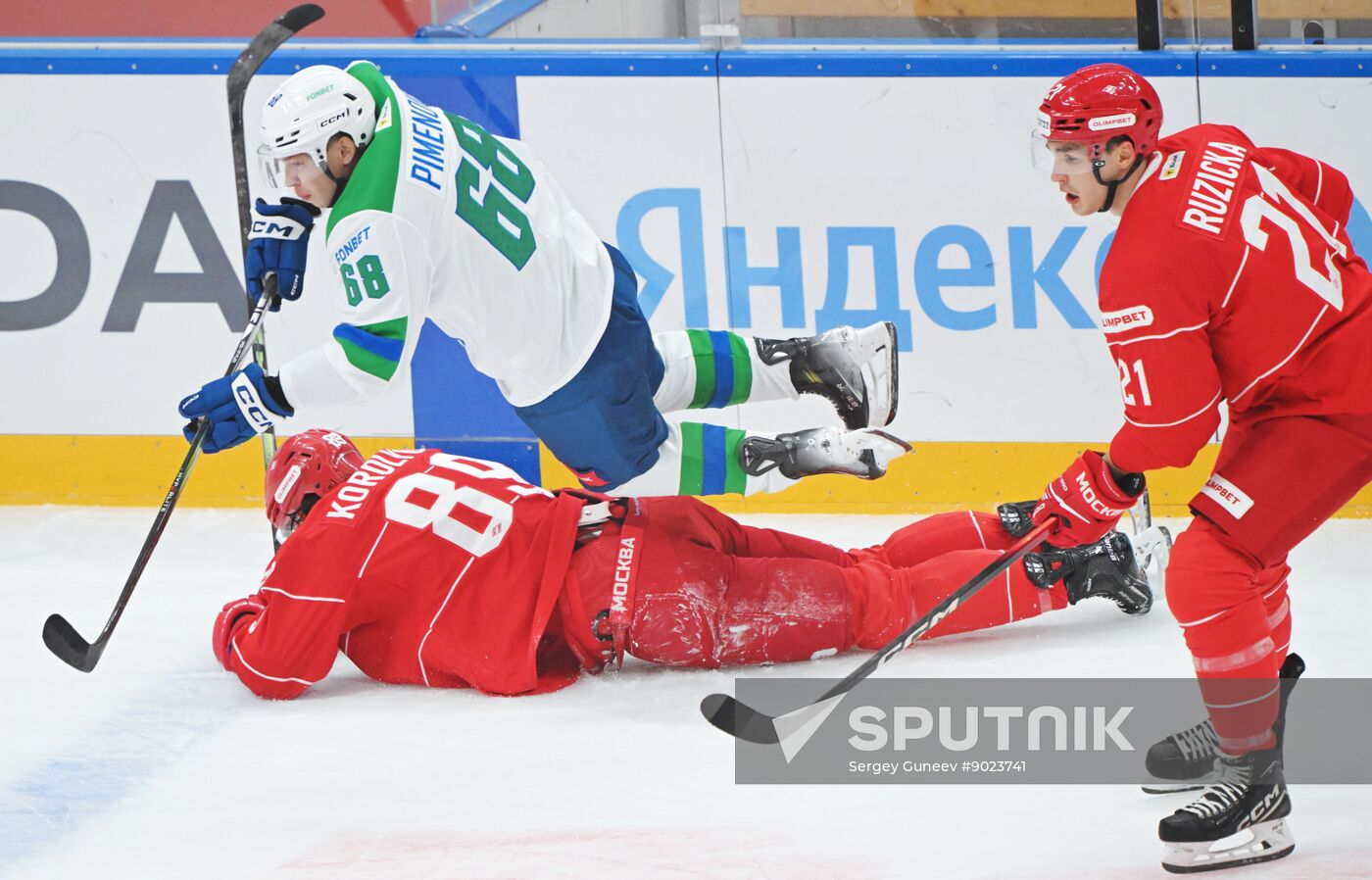 Russia Ice Hockey Kontinental League Spartak - Salavat Yulaev