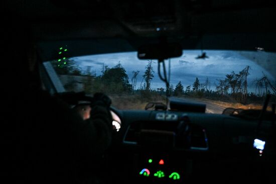 Russia Ukraine Military Operation Front Roads