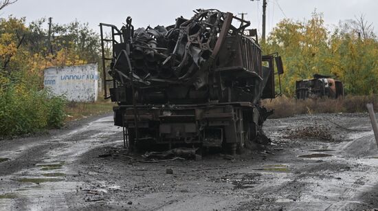 Russia Ukraine Military Operation Front Roads