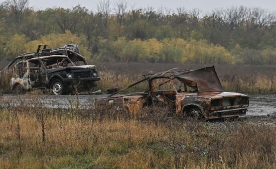 Russia Ukraine Military Operation Front Roads