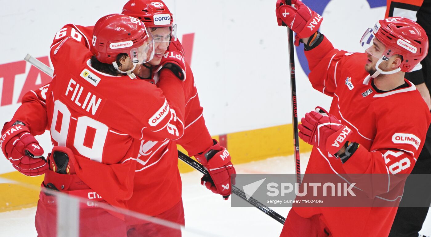 Russia Ice Hockey Kontinental League Spartak - Salavat Yulaev