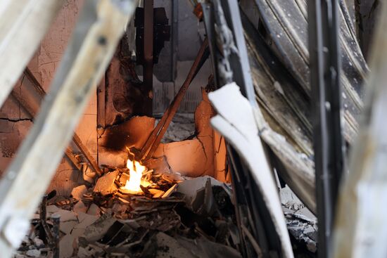 Russia Ukraine Military Operation Shelling