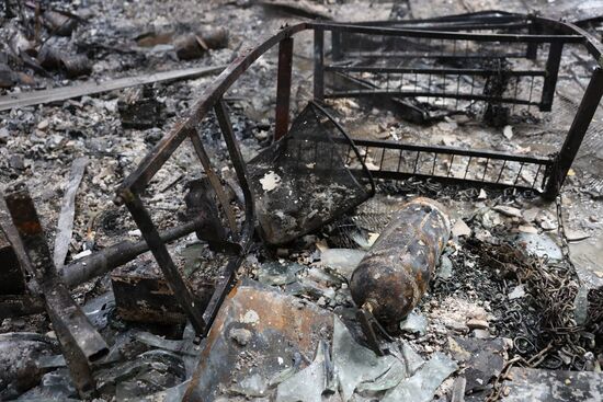 Russia Ukraine Military Operation Shelling