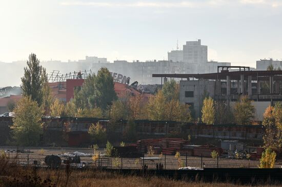 Russia Ukraine Military Operation Shelling