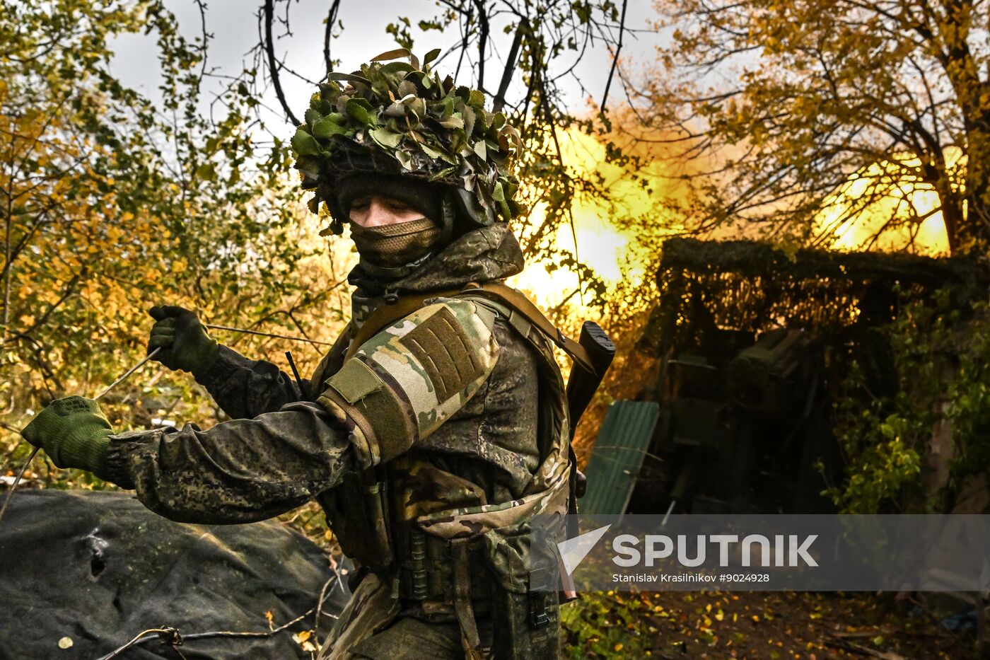 Russia Ukraine Military Operation Artillery Unit