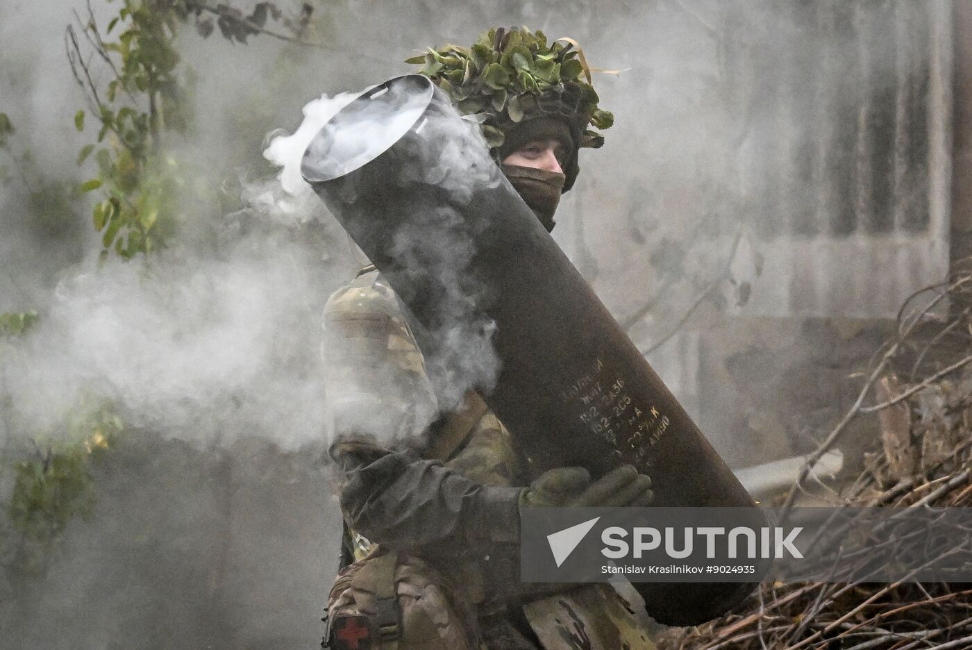 Russia Ukraine Military Operation Artillery Unit