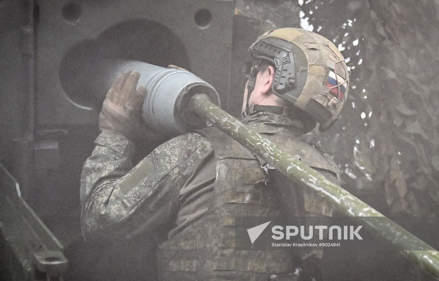 Russia Ukraine Military Operation Artillery Unit