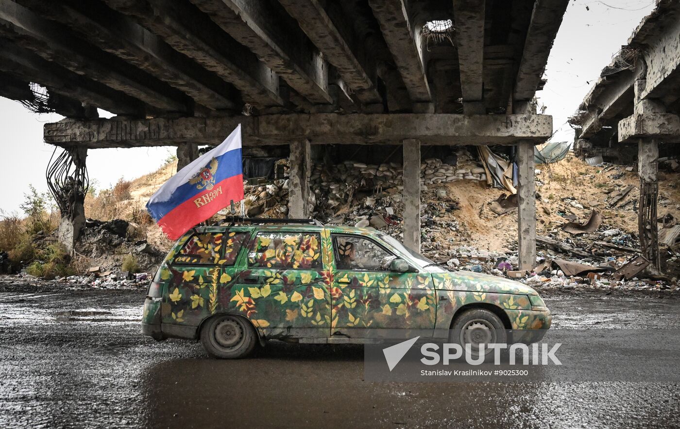 Russia Ukraine Military Operation Front Roads