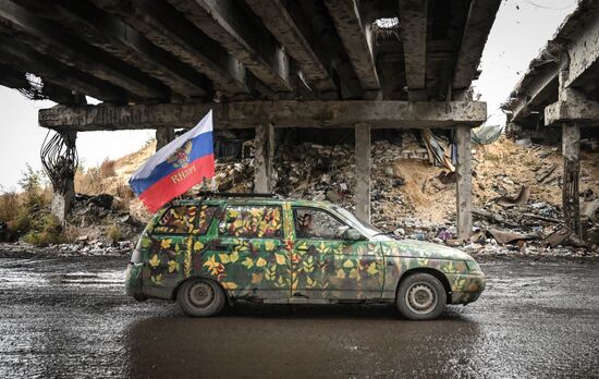 Russia Ukraine Military Operation Front Roads