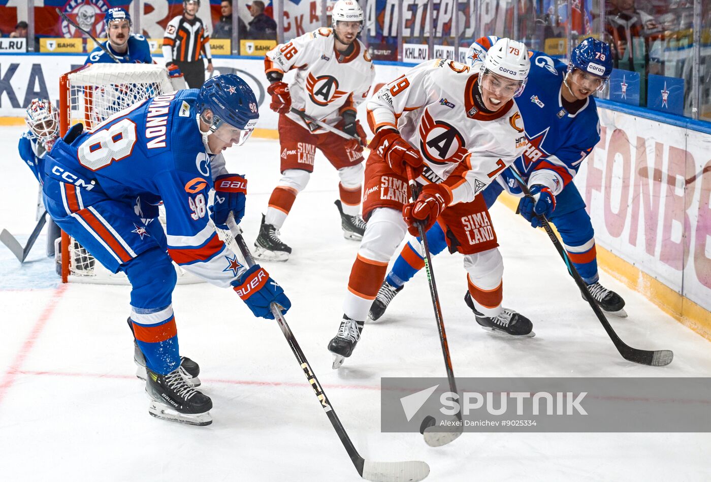 Russia Ice Hockey Kontinental League SKA - Avtomobilist