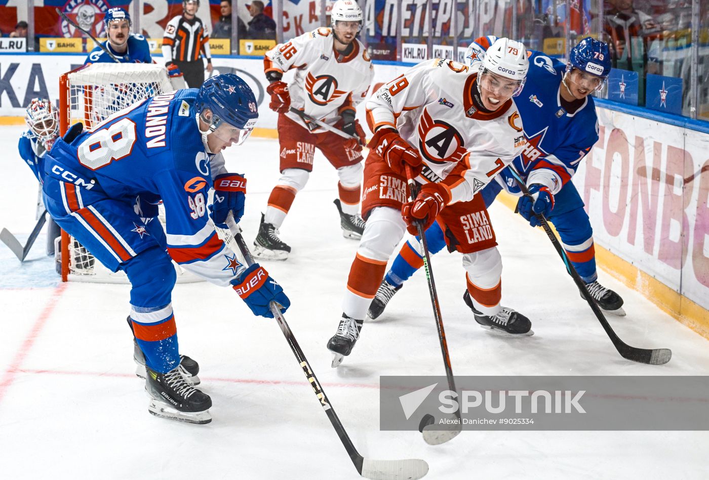 Russia Ice Hockey Kontinental League SKA - Avtomobilist