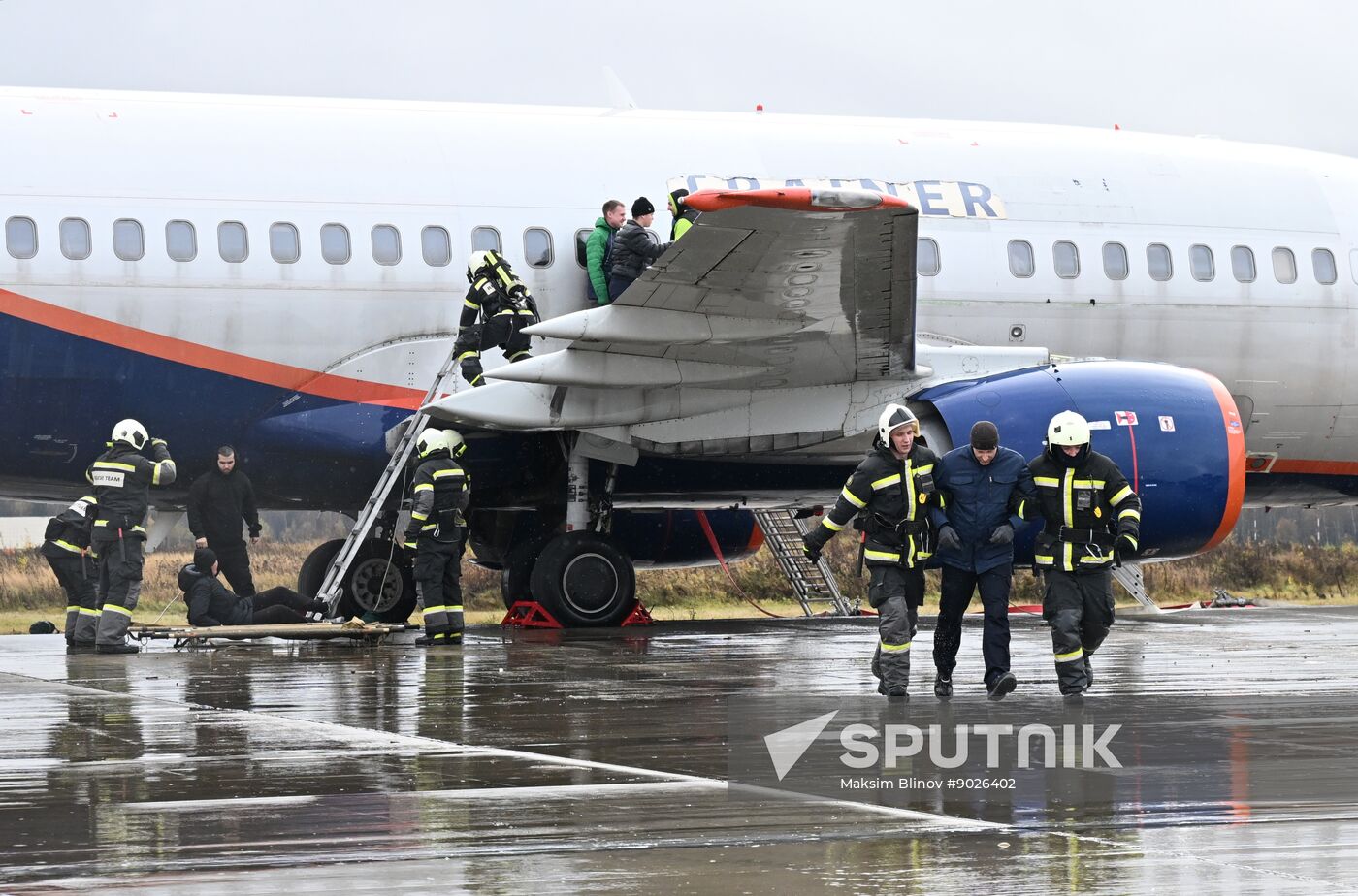 Russia Airport Emergency Exercises