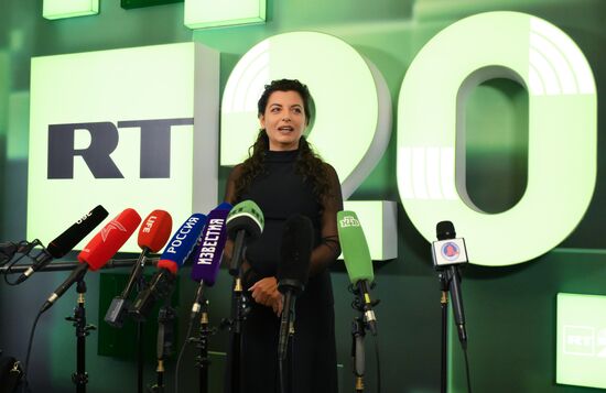 Russia RT TV Channel Anniversary