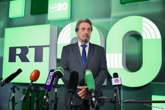 Russia RT TV Channel Anniversary