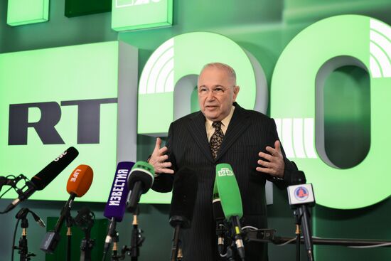 Russia RT TV Channel Anniversary