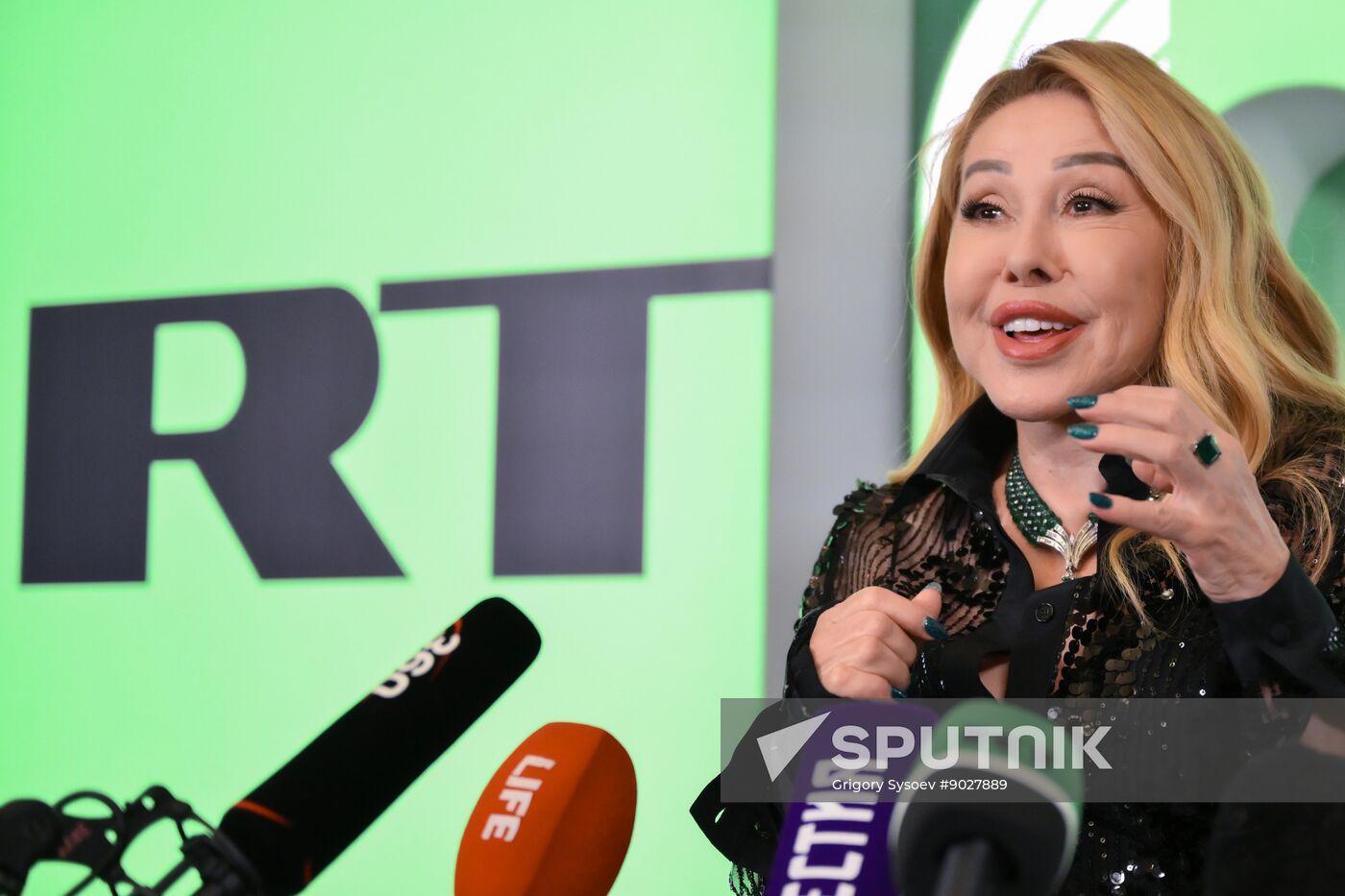 Russia RT TV Channel Anniversary