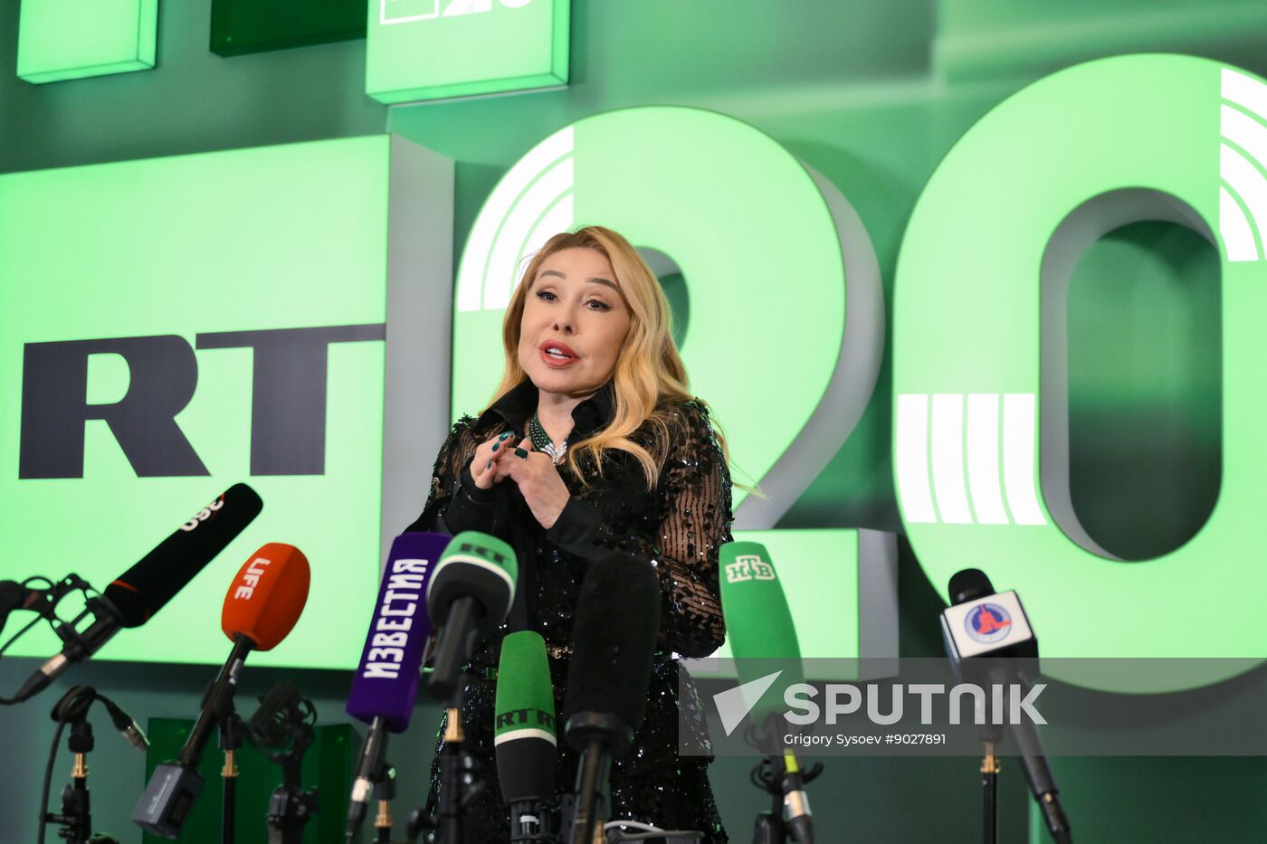 Russia RT TV Channel Anniversary
