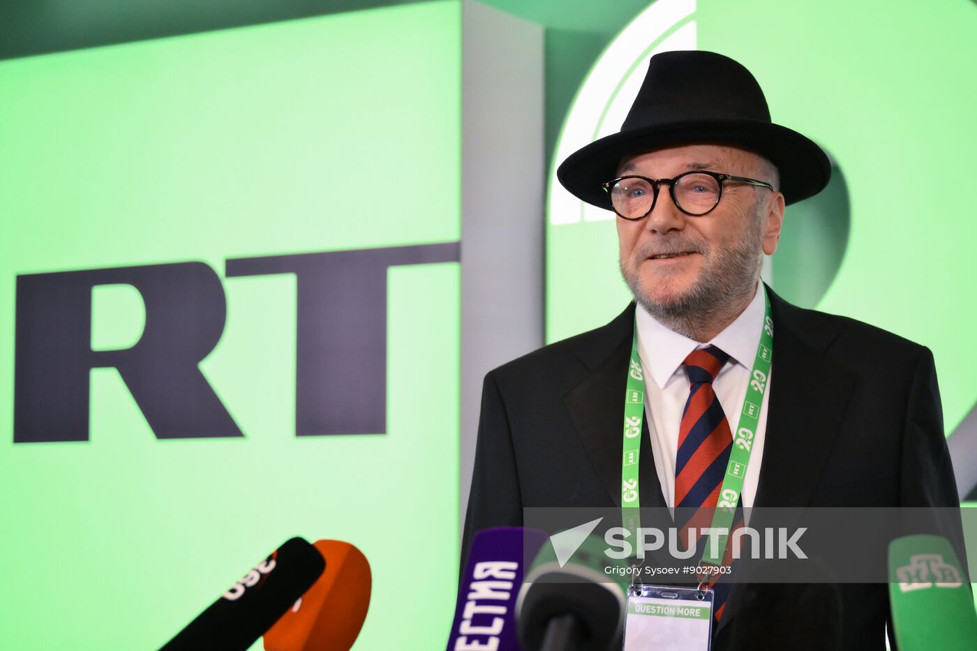 Russia RT TV Channel Anniversary